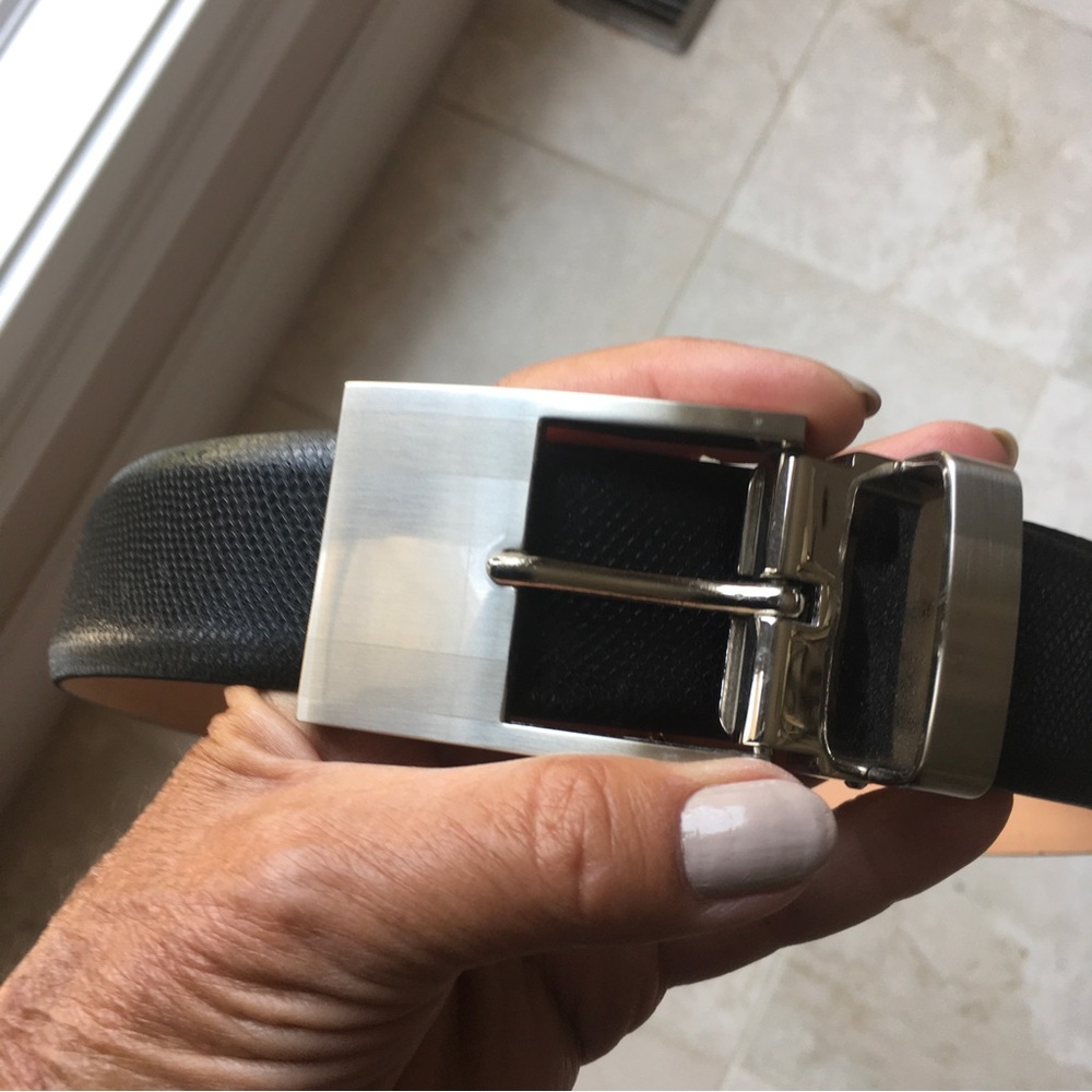 Avanti genuine Leather Belt, made in Italy, 45” long from buckle